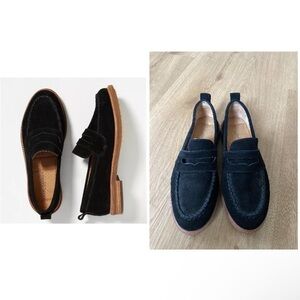 Anthropologie Kelsi Dagger Brooklyn Lens Black Suede Loafers,
7 NWOT